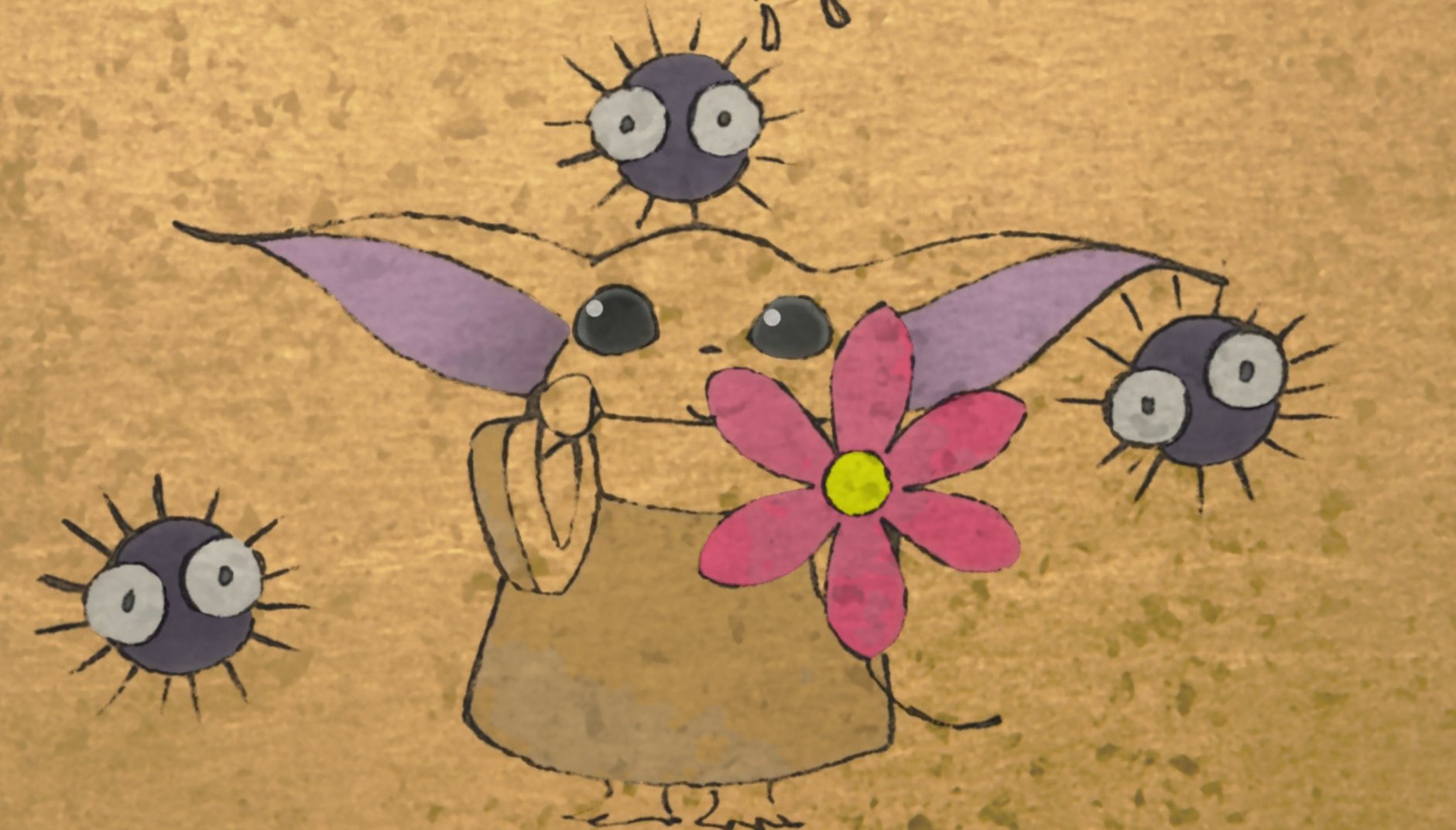 ¿Extrañabas a Grogu? Ya está disponible su cortometraje con las criaturas del estudio Ghibli