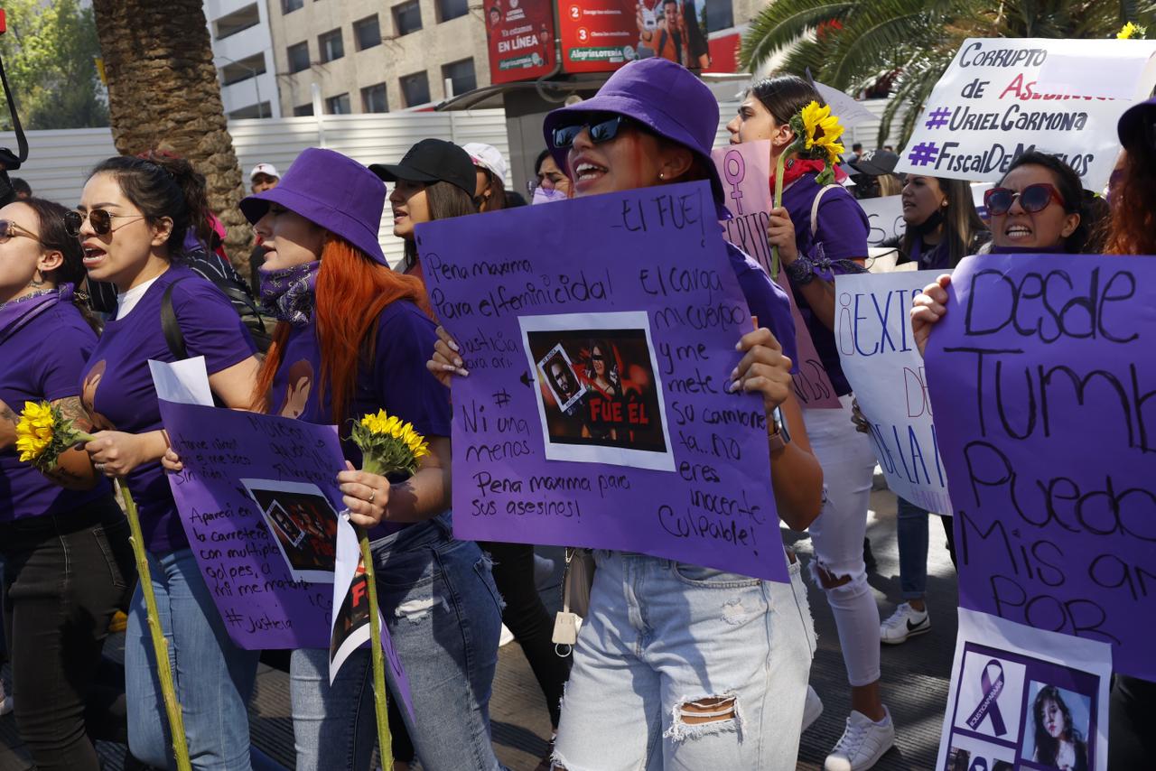 Justicia para Ariadna Fernanda: protestan en Ciudad de México