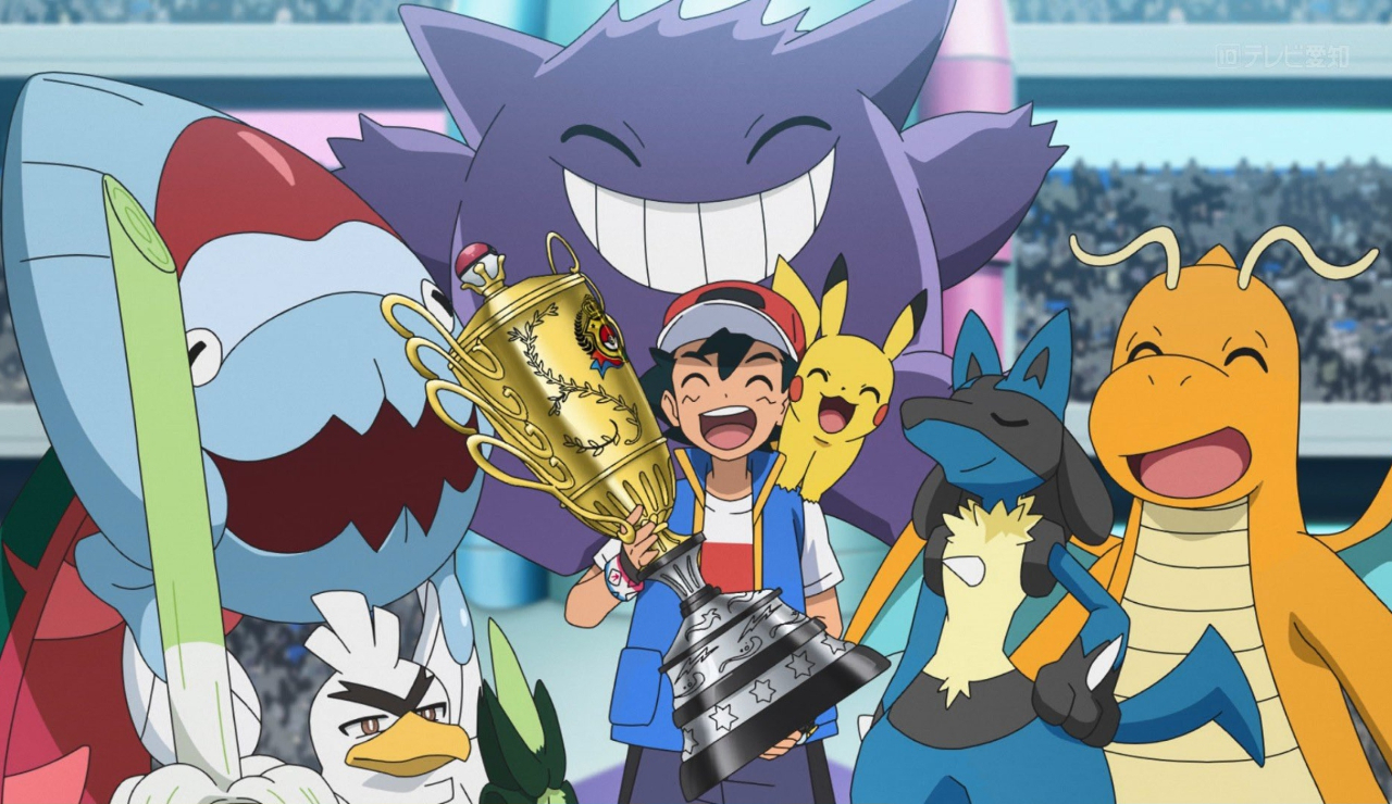 ¡Por fin! Ash Ketchum se corona 25 años después como el mejor maestro Pokémon