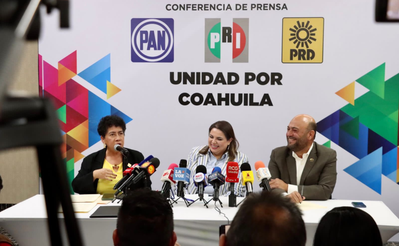 PAN, PRI y PRD avanzan en coalición para candidatura de Coahuila