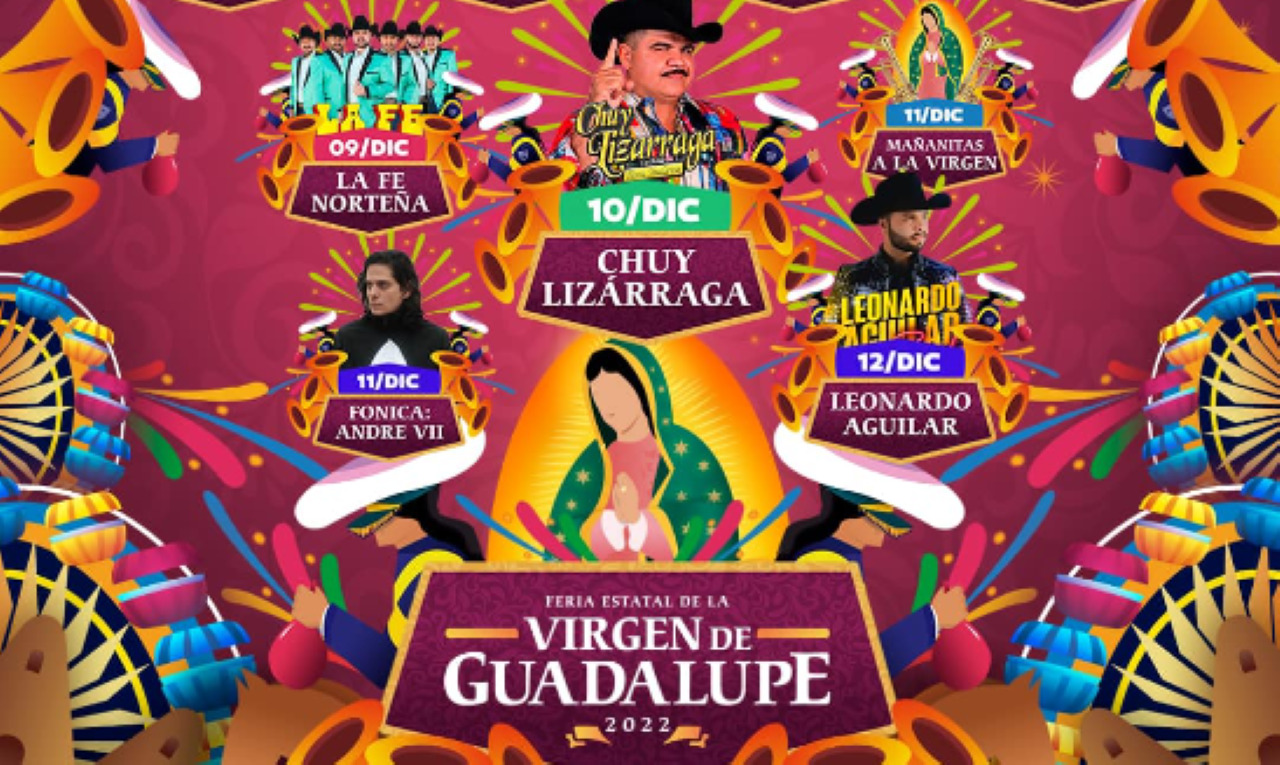 Feria de Guadalupe, Zacatecas, 2022: Fechas y artistas del Teatro del Pueblo