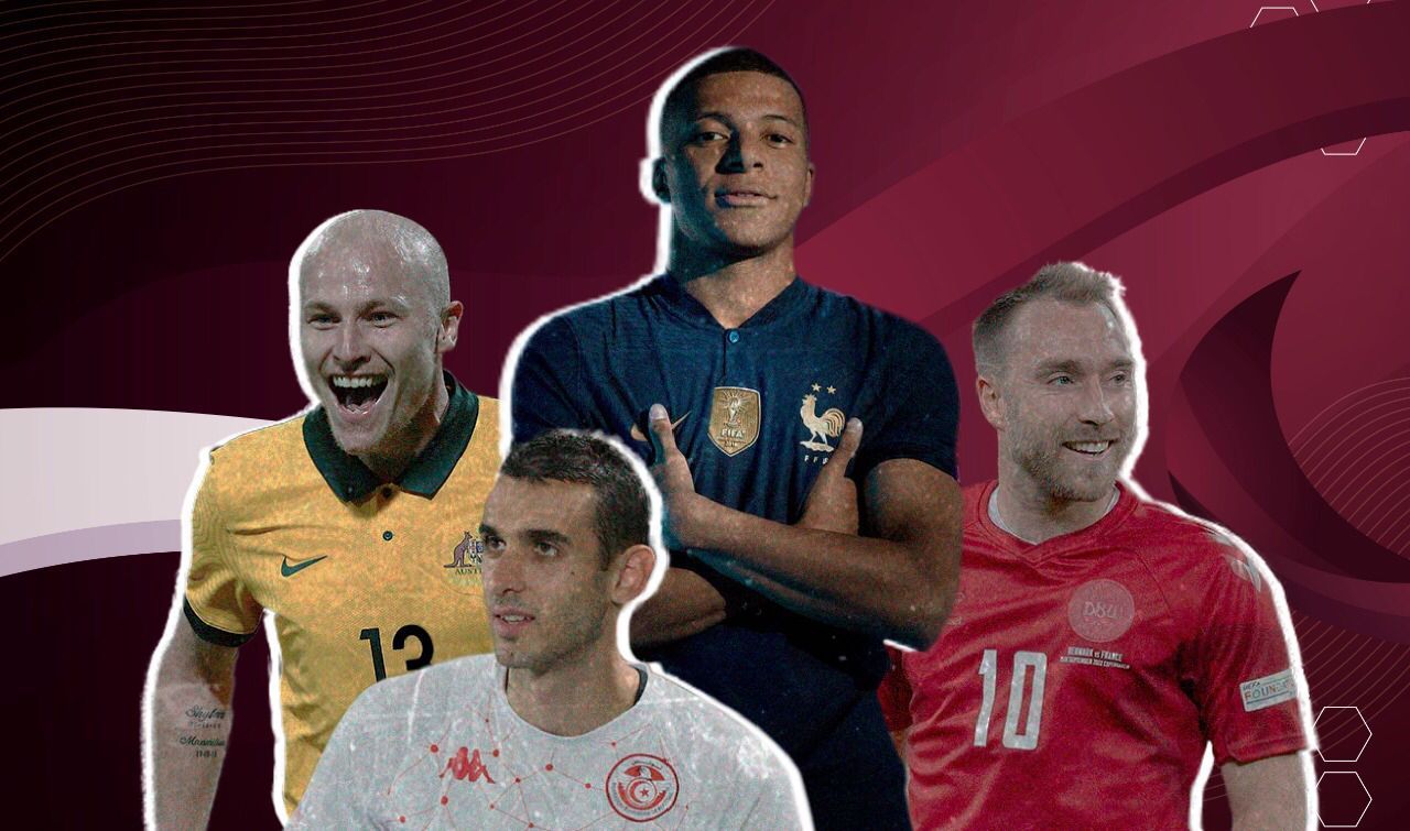 Las figuras del Grupo D en el Mundial de Qatar 2022