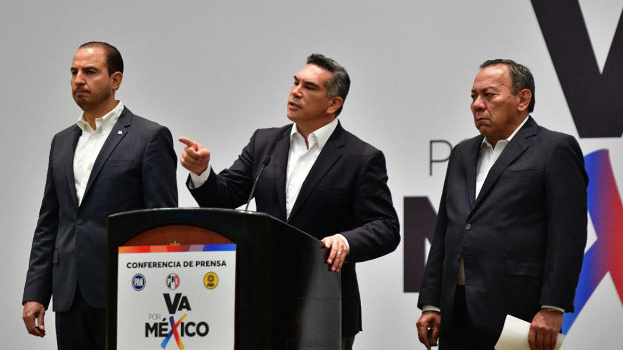 Va por México confirma coalición en elecciones de Coahuila y Edomex
