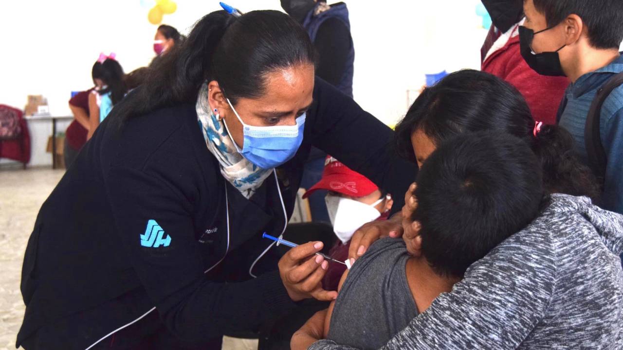 Vacunación en Hidalgo a niños de 5 a 11 años: primera, segunda y rezagados