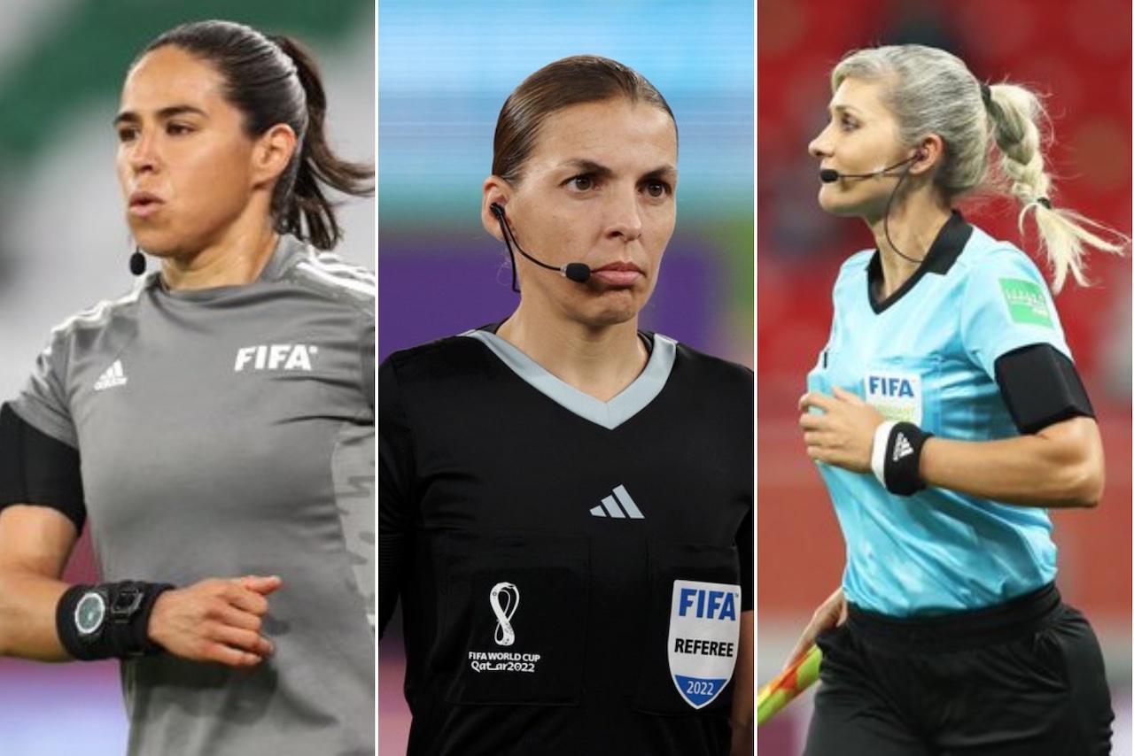 Ellas son las tres árbitras que harán historia en el Mundial de Qatar 2022