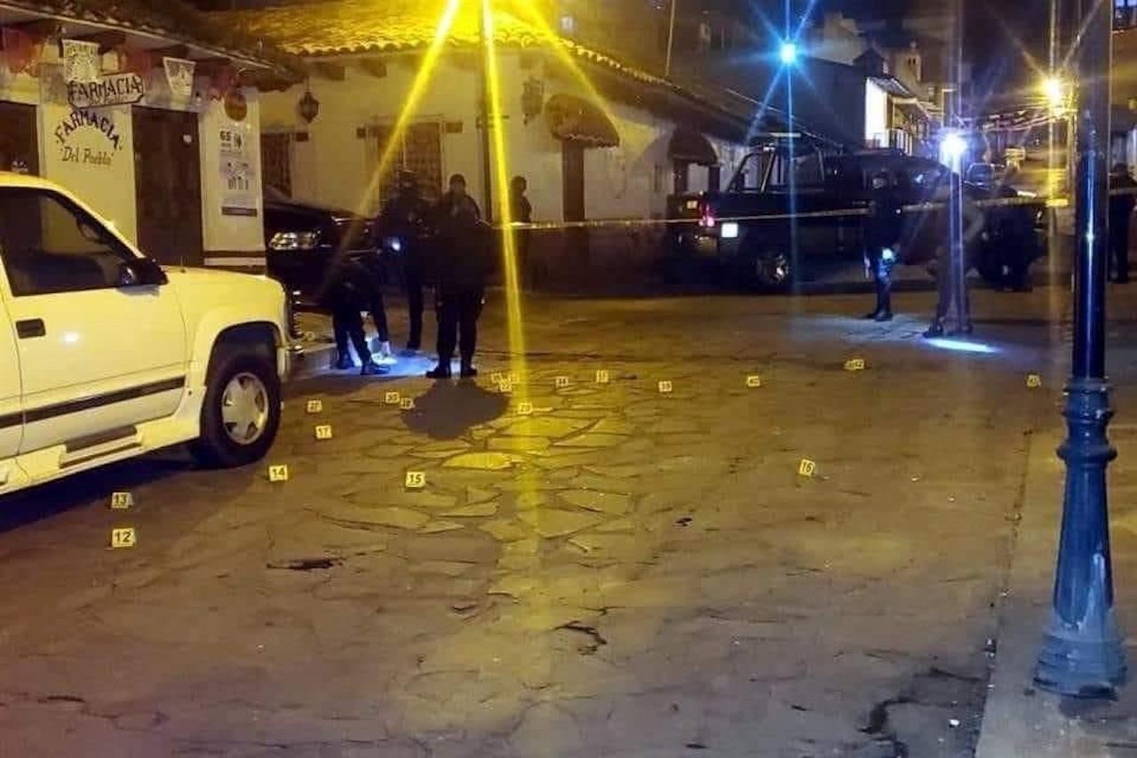 Balacera en el centro de Mazamitla, Jalisco, deja 2 muertos y 6 heridos