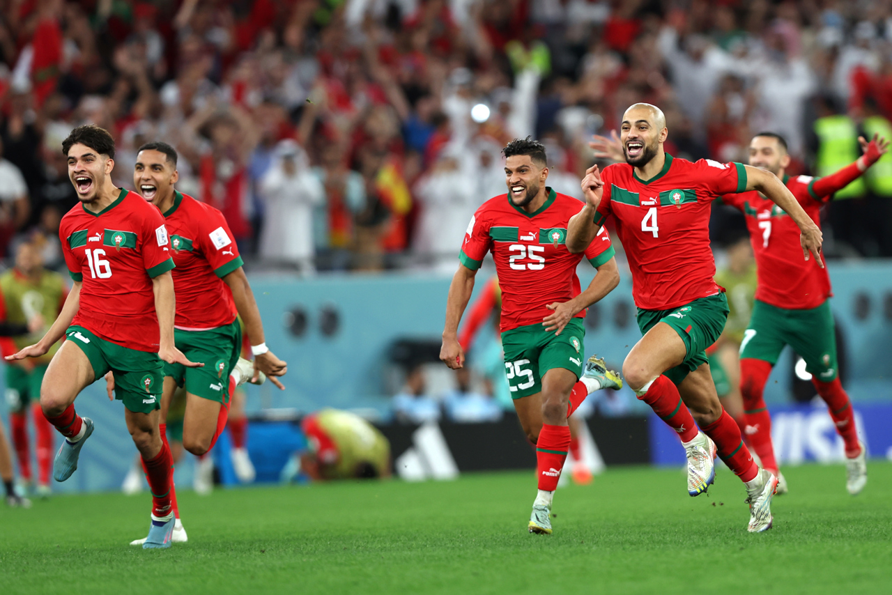 Marruecos elimina a España y clasifica a Cuartos de Final por primera vez en su historia