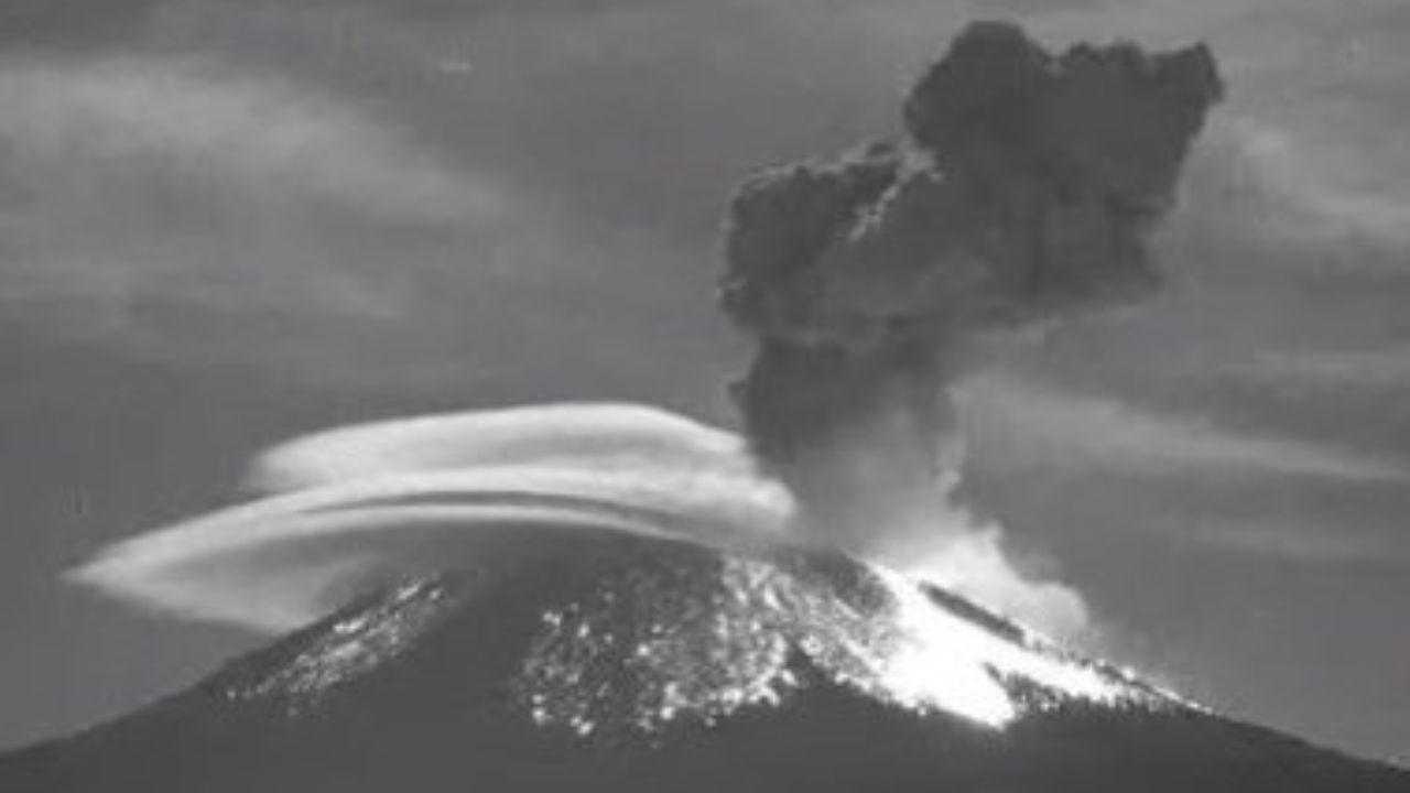 El Popocatépetl registra explosión ‘sin afectaciones a la población’