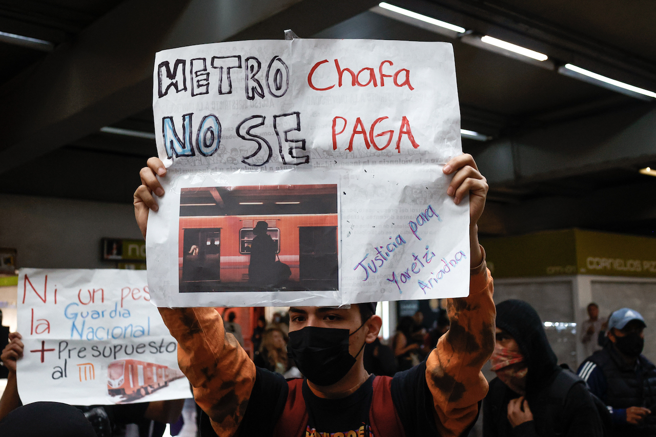 AI, Centro Prodh y estudiantes exigen alto a presencia de GN en el Metro