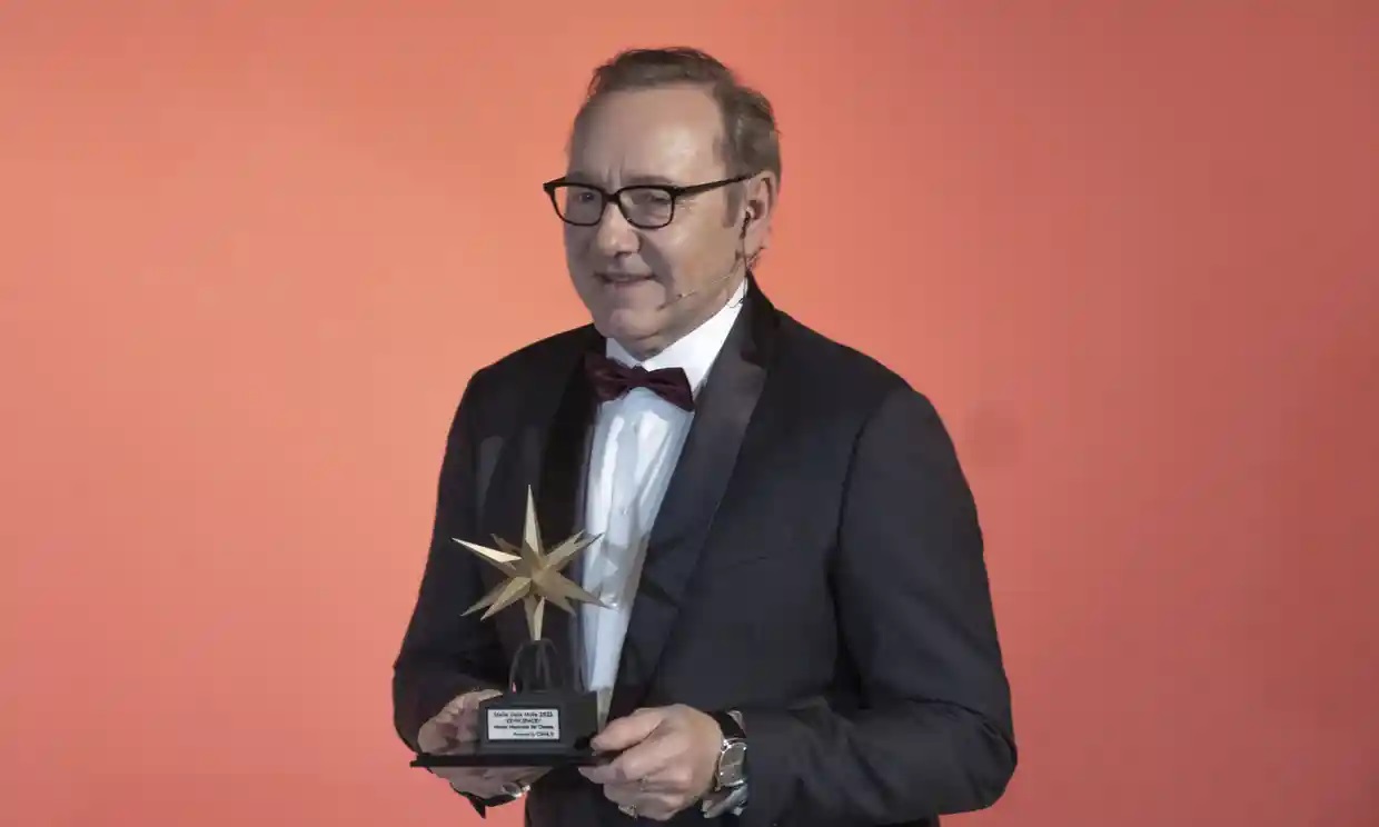 Kevin Spacey recibe el premio a la trayectoria profesional del Museo Nacional de Cine de Italia
