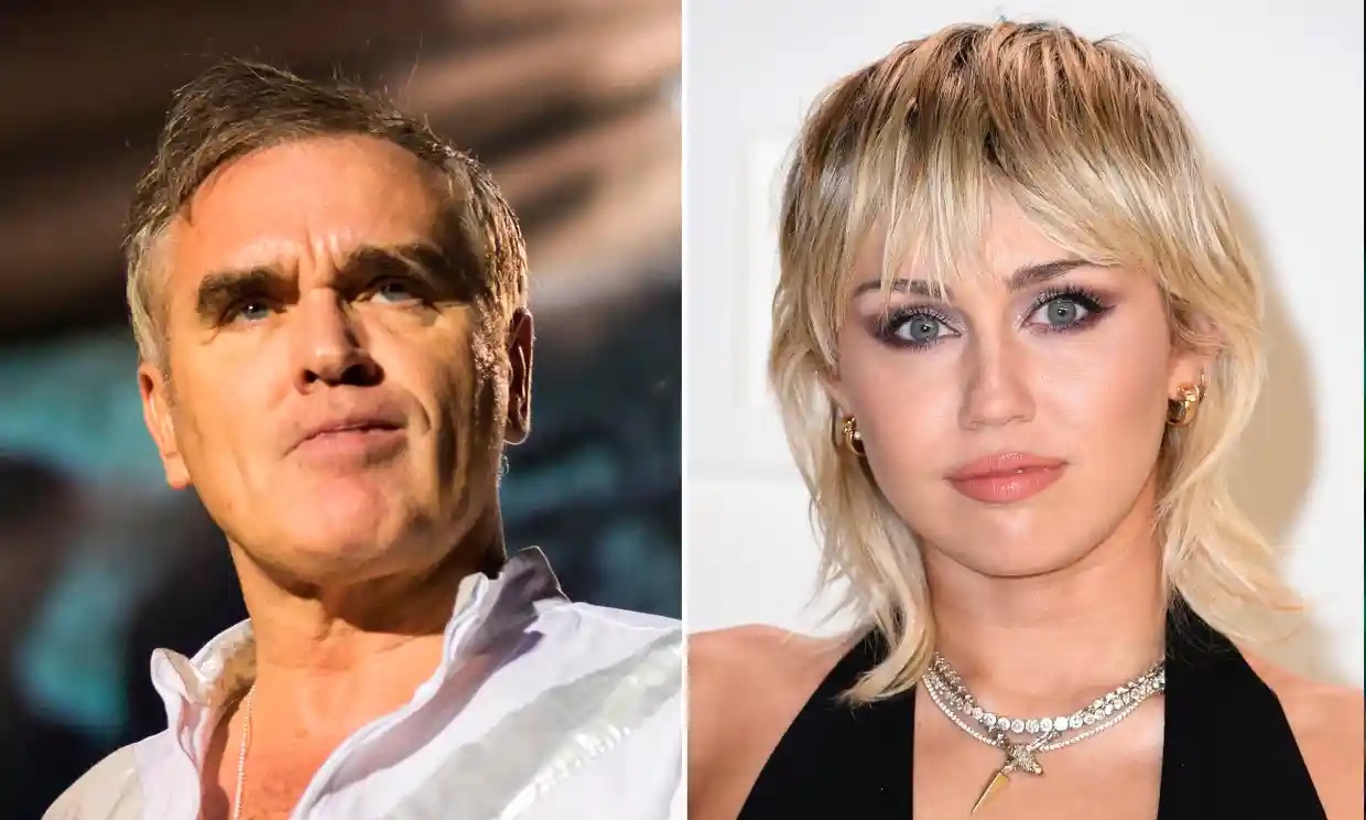 Morrissey dice que la decisión de Miley Cyrus de no participar en el álbum no tiene nada que ver con su política