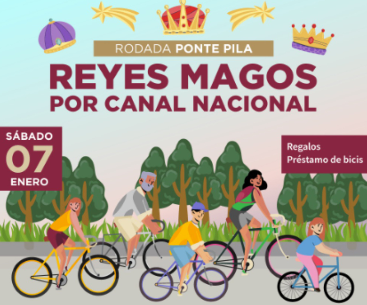 ¿Amante de las bicis? Participa en la Rodada por Reyes Magos 2023 de CDMX