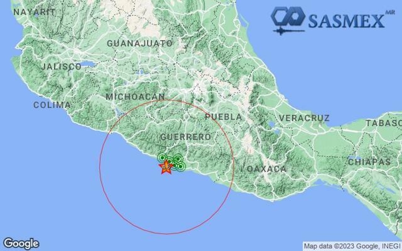 Sismo con epicentro en Coyuca sacude a Guerrero y CDMX