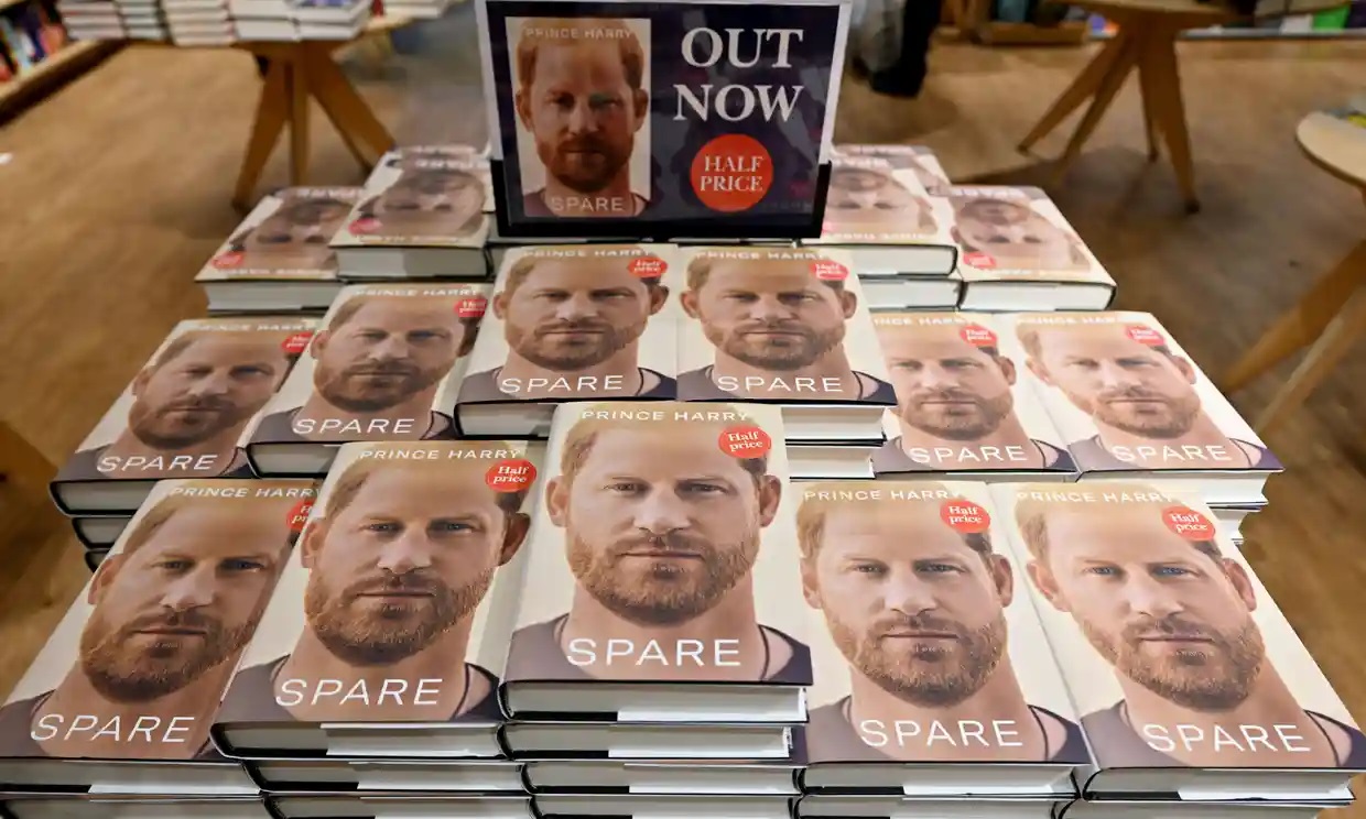 Spare: En la sombra, la autobiografía del príncipe Harry es el libro de no ficción que más rápido se vende en el Reino Unido