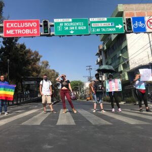 Ciudadanos protestan en la GAM, CDMX, por transfeminicidios