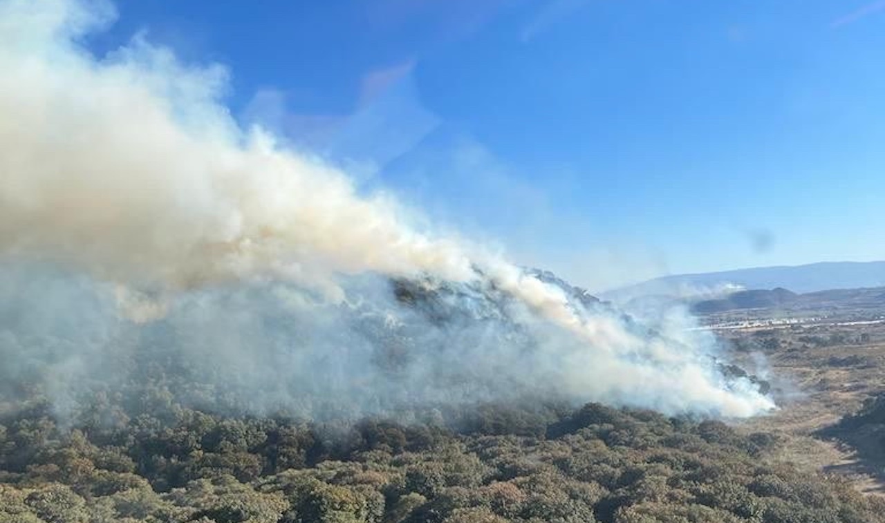 Bosque de la Primavera: Incendio consume el cerro Volcanes en Zapopan