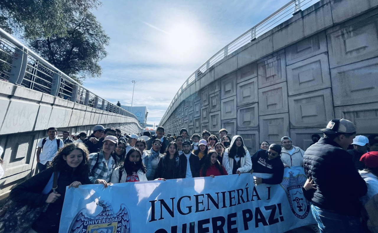‘Ni uno más, ni una más’: Estudiantes y docentes de Zacatecas exigen alto a violencia