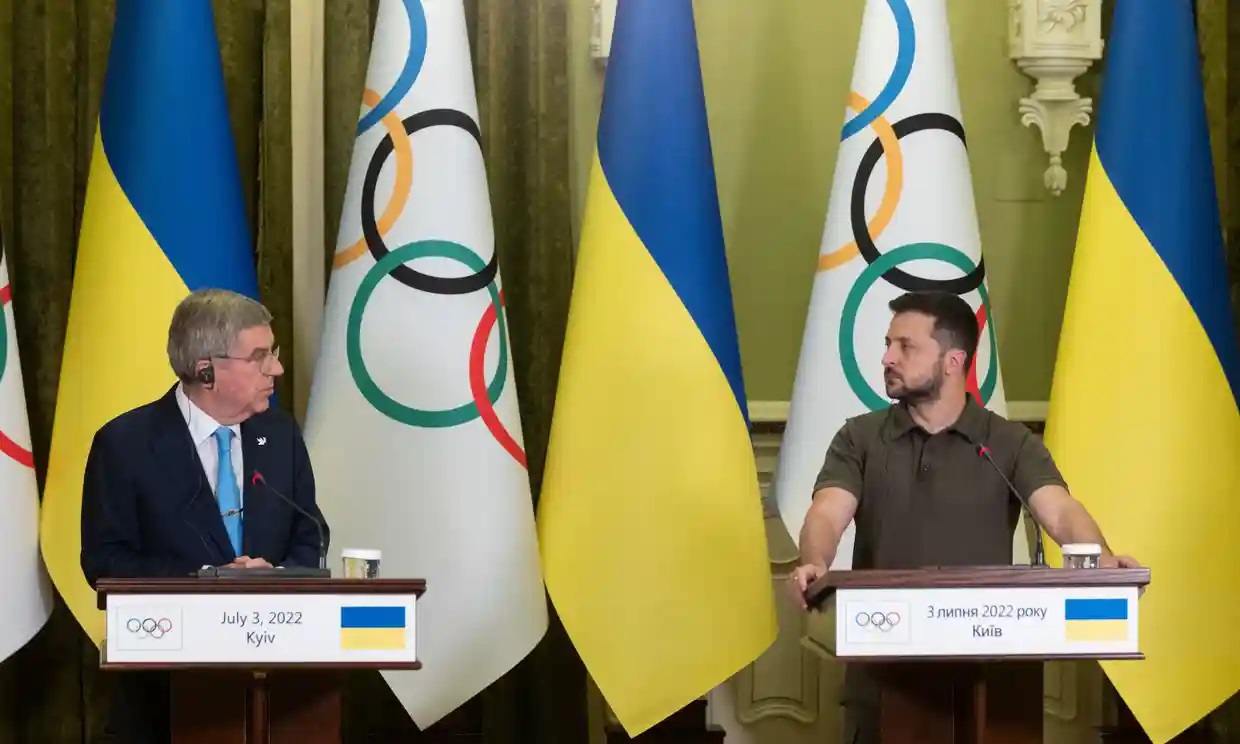 El presidente de los Juegos Olímpicos rechaza la petición de Zelenski de prohibir la participación de los atletas rusos en París