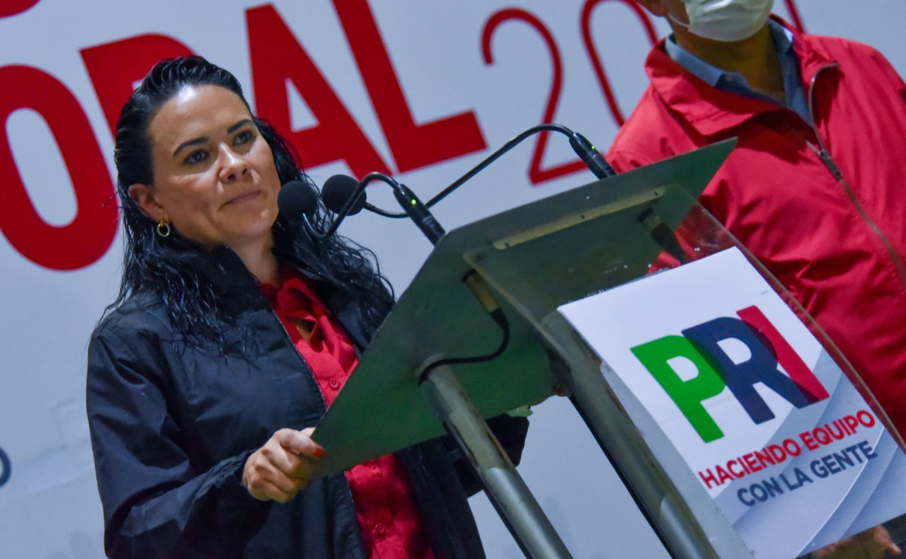 PRI se deslinda de presunto acarreo de estudiantes a evento de Alejandra del Moral