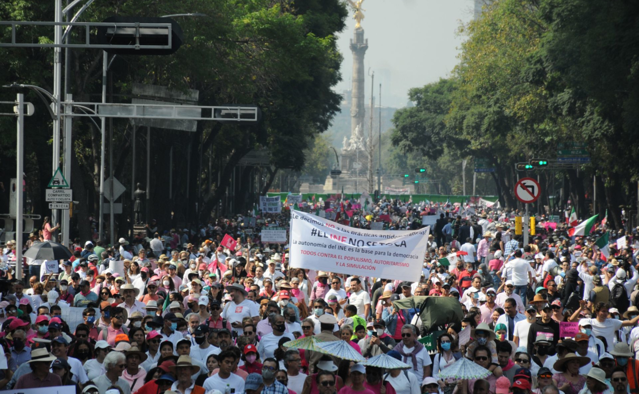 Organizaciones convocan a segunda marcha contra el ‘plan b’ de la reforma electoral