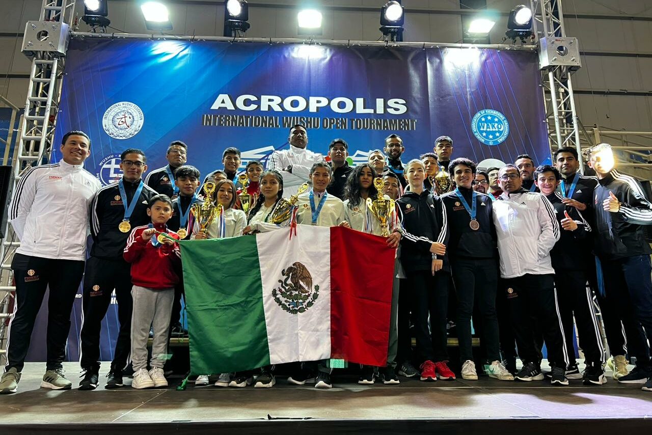 Atletas mexicanos triunfan en el Acrópolis Internacional Wushu