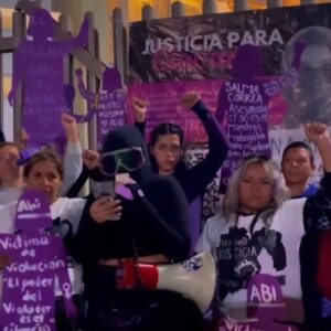 #LibertadParaGiovana: protestan en Barrientos por detención de víctima de violencia sexual