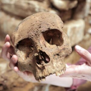 Arqueólogos descubren una cámara funeraria en Palenque