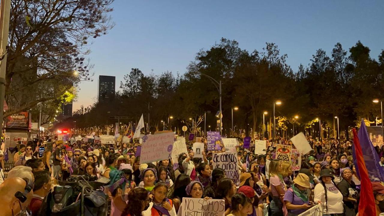La marcha del 8M congregó a 90 mil mujeres: Gobierno de la CDMX