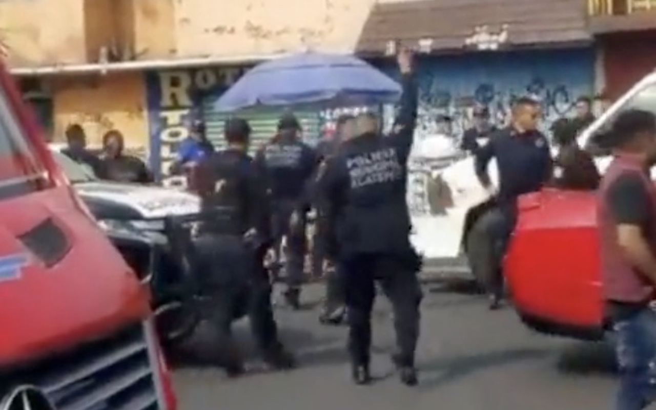 Balacera en Ecatepec: Policía dispara al aire en la R1