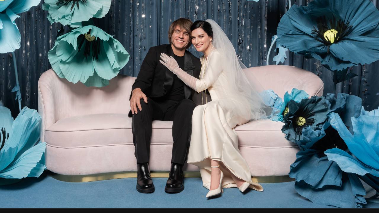 Laura Pausini y Paolo Carta se casaron tras 18 años de estar juntos