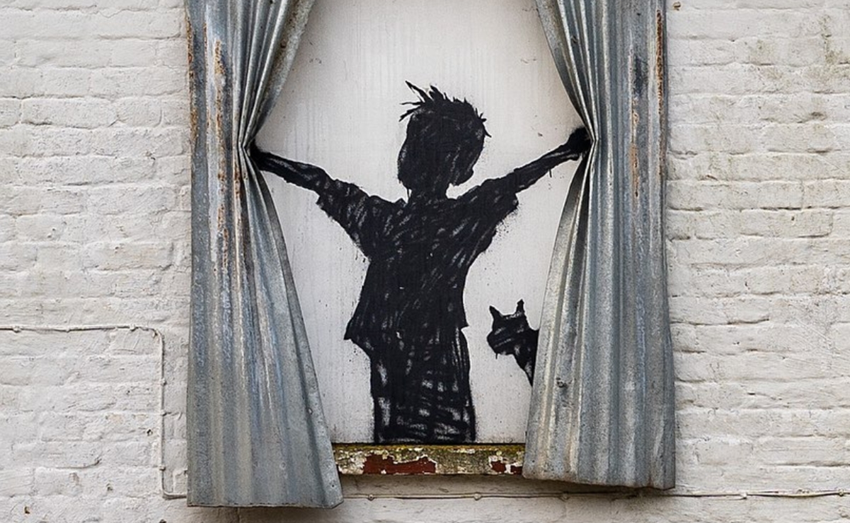 Demoledores acaban con una obra de Banksy por accidente