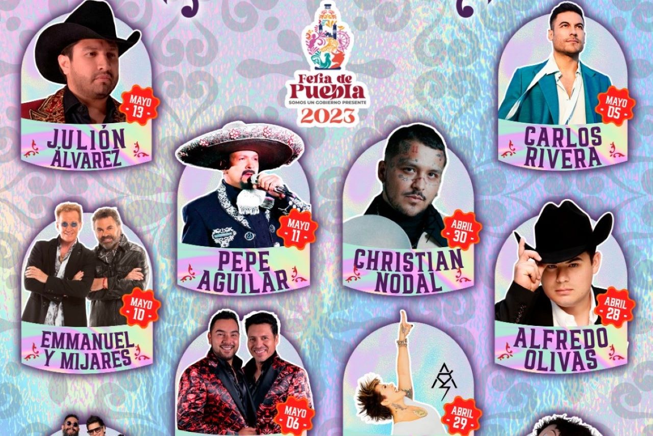 Feria de Puebla 2023: cartelera completa de artistas del Palenque
