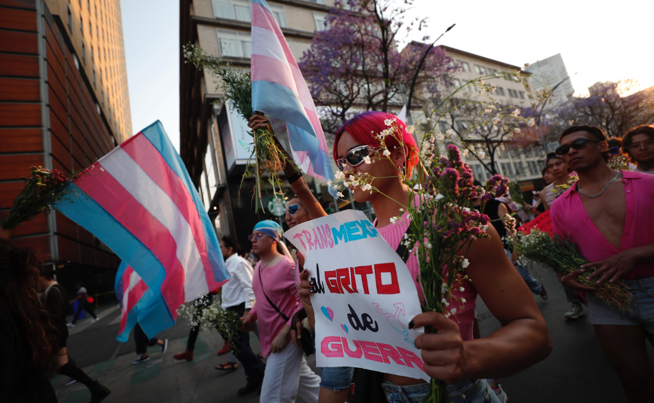 ‘Queremos vidas dignas’: La ‘resistencia trans’ marcha para exigir sus derechos