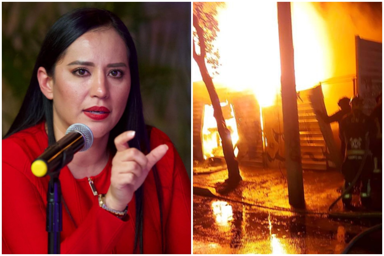 Incendio en Buenavista: Sandra Cuevas culpa a vecinos y estos la encaran