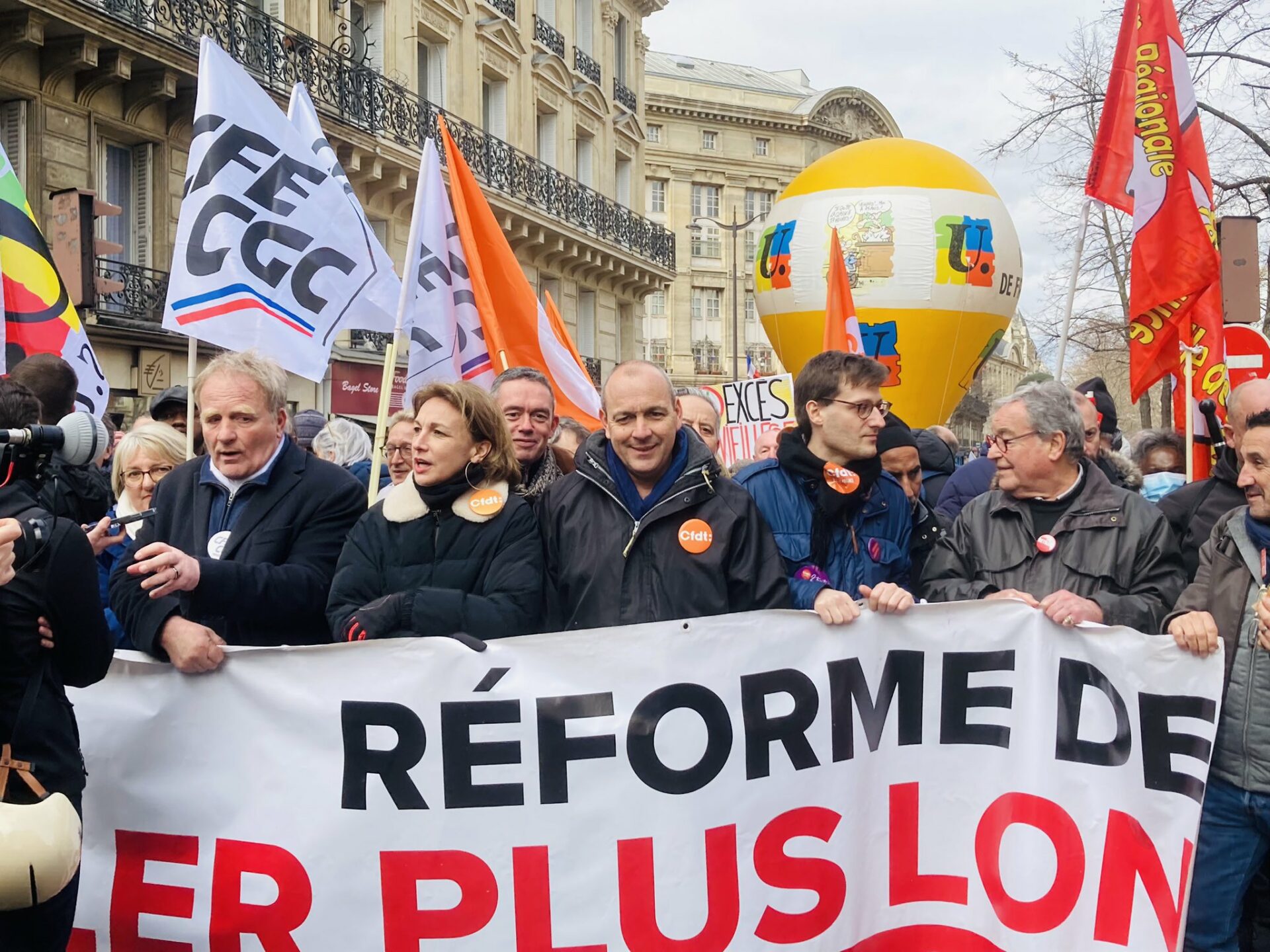 Los sindicatos franceses encabezan la ‘mayor movilización en 40 años’