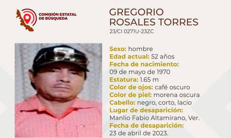 Reportan desaparecido a hermano del diputado Madgaleno Rosales en Veracruz