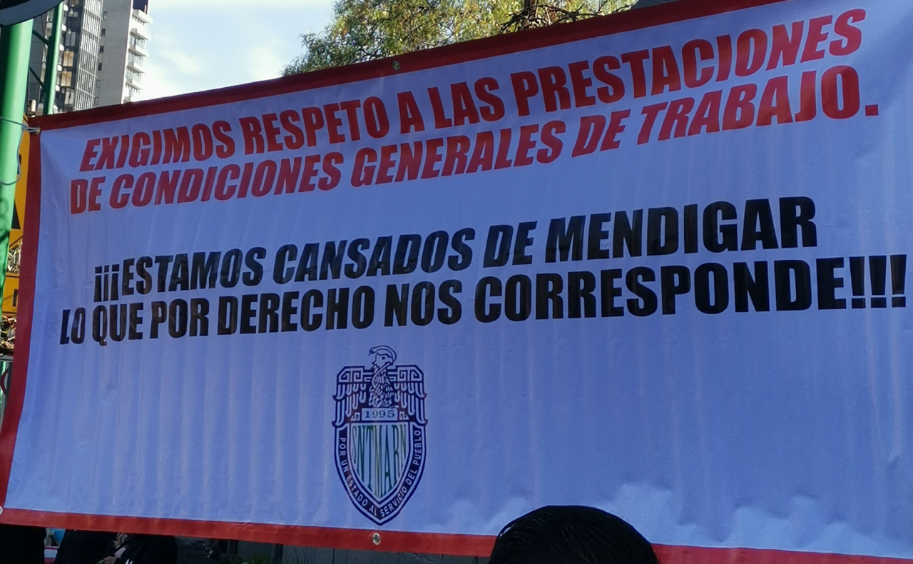 Trabajadores de la Conagua hacen paro nacional para exigir equipo y basificación