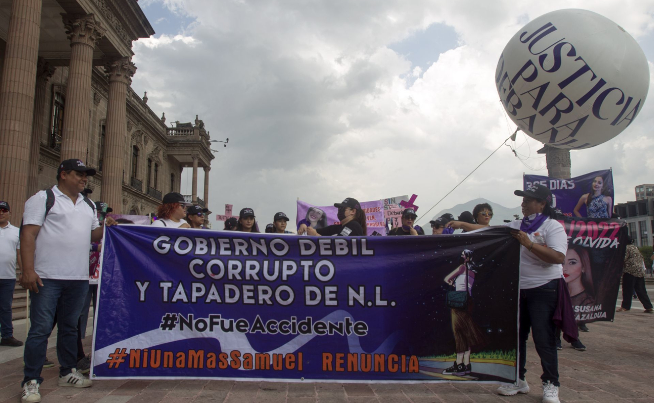 #NoFueAccidente: familiares exigen justicia a un año del feminicidio de Debanhi Escobar