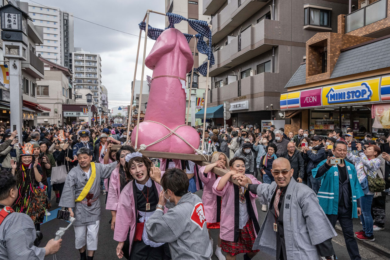 FOTOS del Kanamara Matsuri: el festival del pene en Japón
