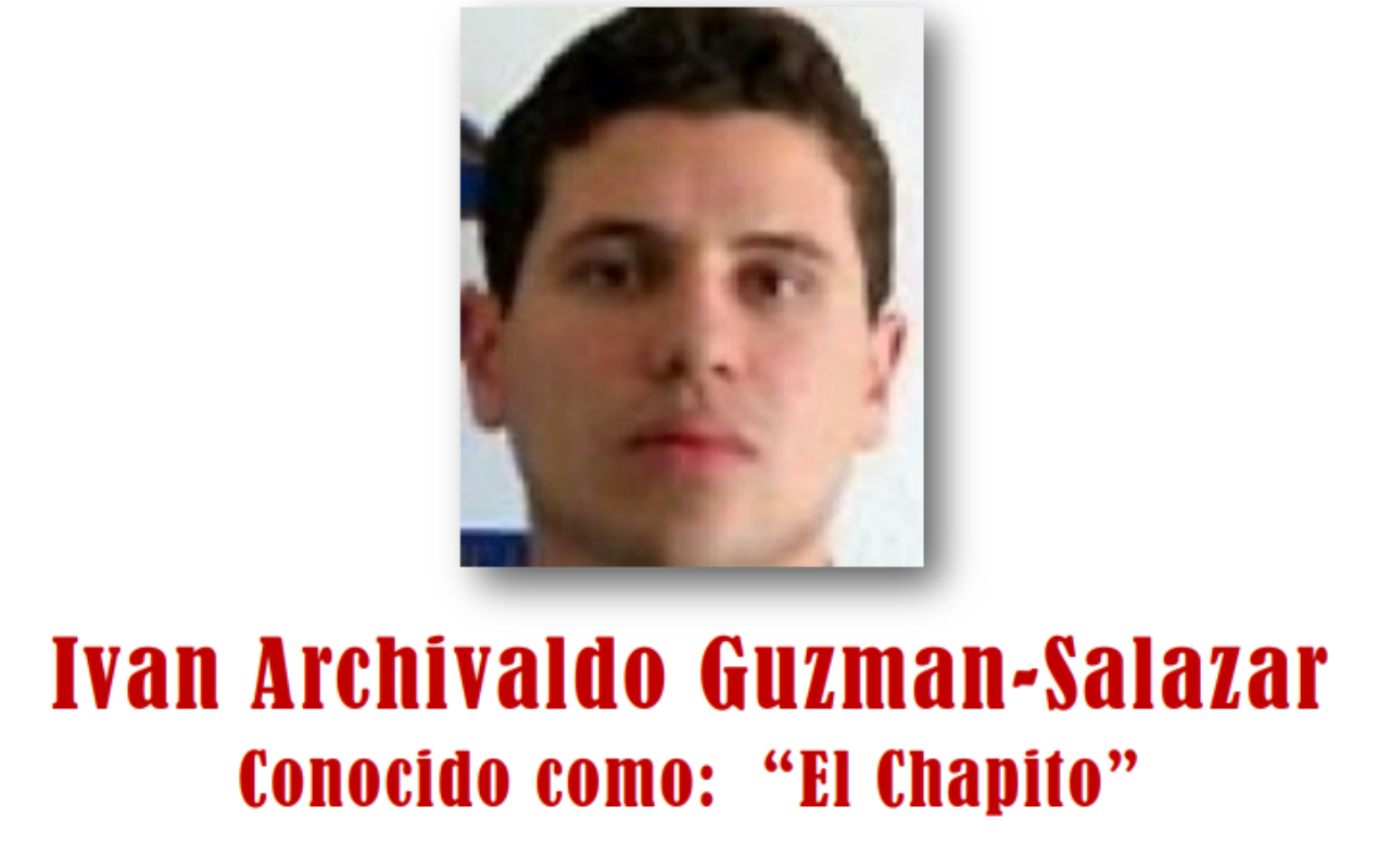 Iván Archivaldo Guzmán es el tercer fugitivo más buscado por la DEA