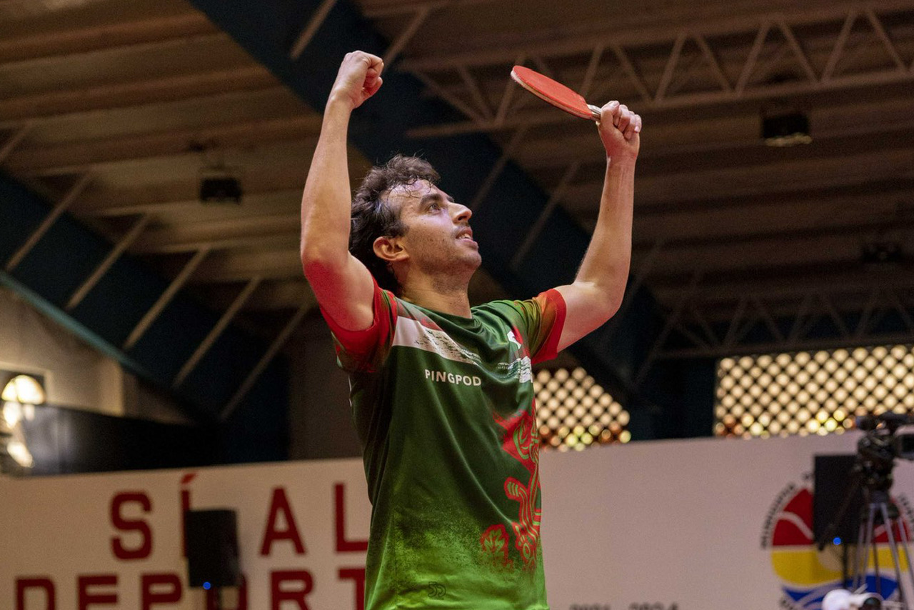 Sin apoyo de la Federación, el mexicano Marcos Madrid es Campeón Centroamericano de tenis de mesa