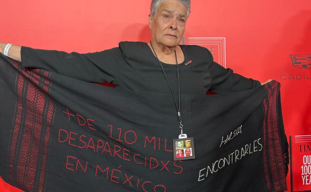 ‘Hasta encontrarles’: María Herrera, madre buscadora, clama justicia en la gala Time 100