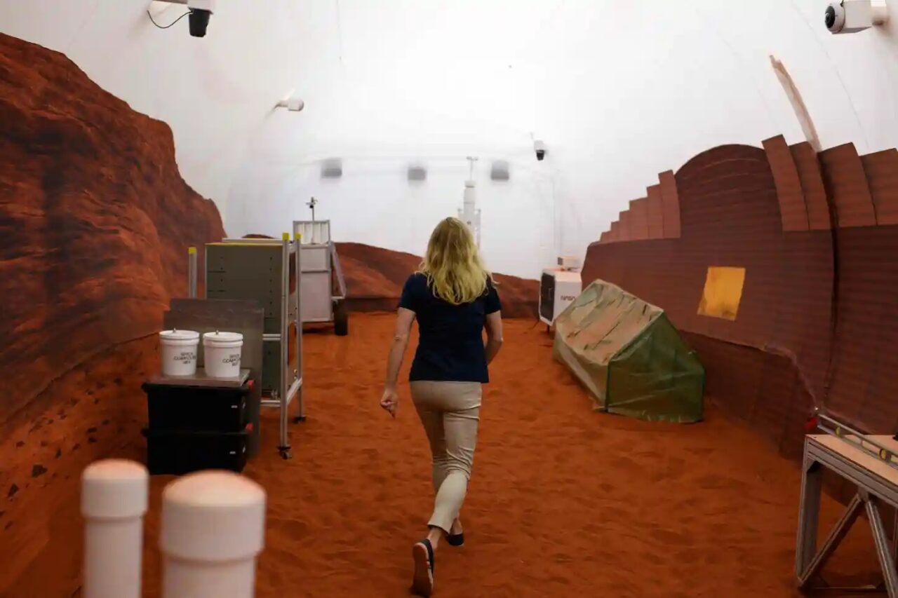 Un vistazo a la caja impresa en 3D en Texas donde los humanos se prepararán para Marte