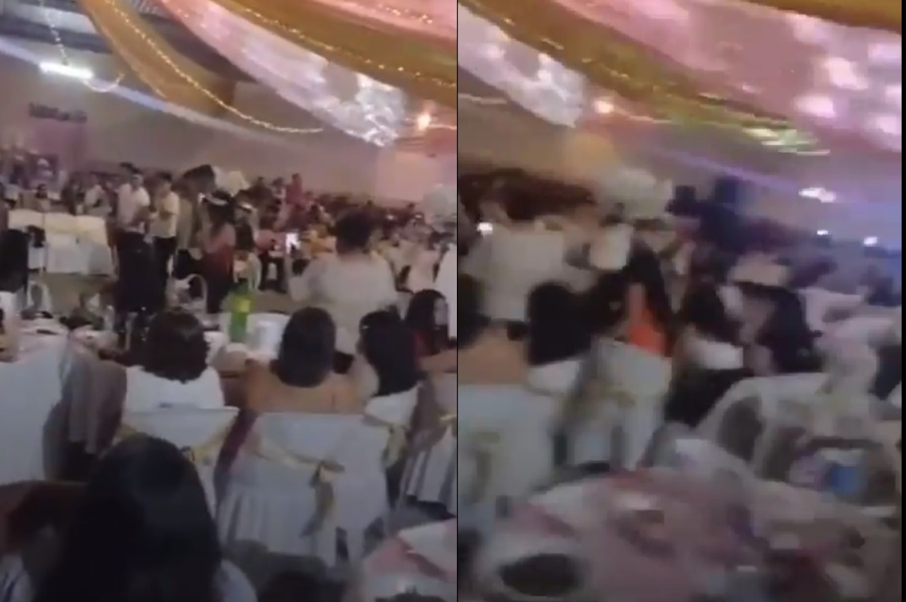 Captan en video balacera durante una fiesta de XV años en Guanajuato