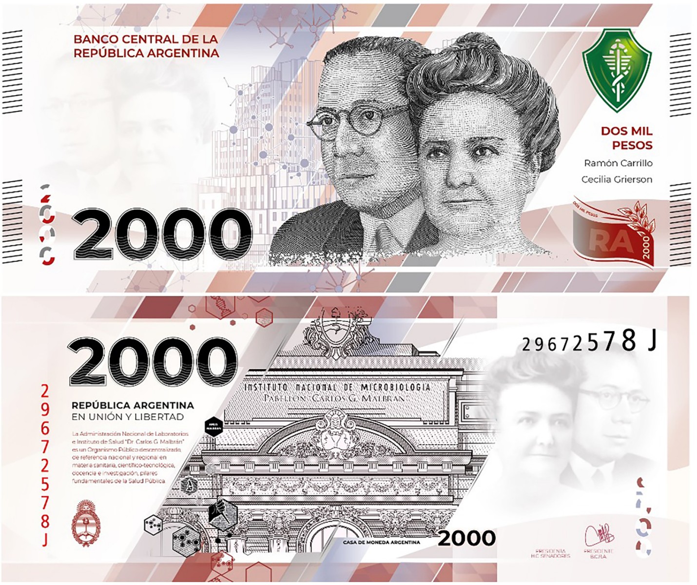 Ante alta inflación, Argentina saca un nuevo billete de 2 mil pesos