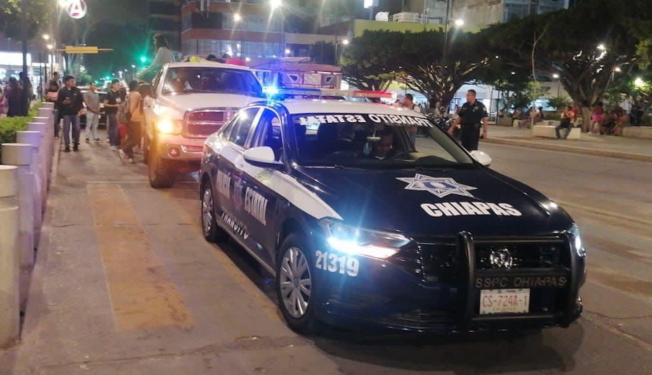 Balacera deja un policía herido en Tuxtla Gutiérrez, Chiapas