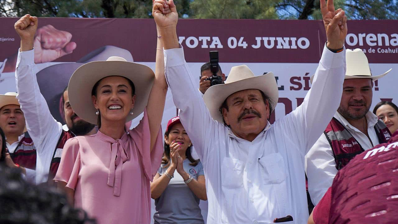 ‘Ustedes saben dónde está nuestro corazón’: Sheinbaum acompaña a Guadiana en Coahuila