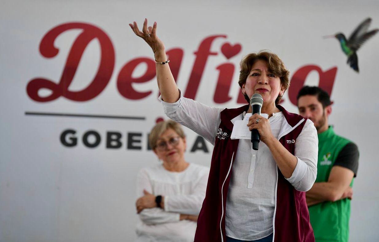 Encuesta da ventaja a Delfina Gómez sobre Del Moral a días de la elección