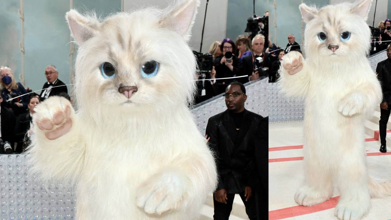 ¡Un gato! Jared Leto se disfraza de minino para la Met Gala