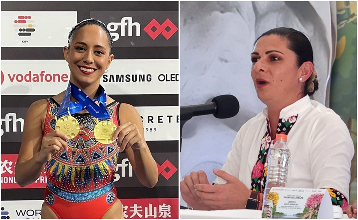 Nadadora Jessica Sobrino revira a Ana Guevara: ‘vender Tupperware no es humillante’